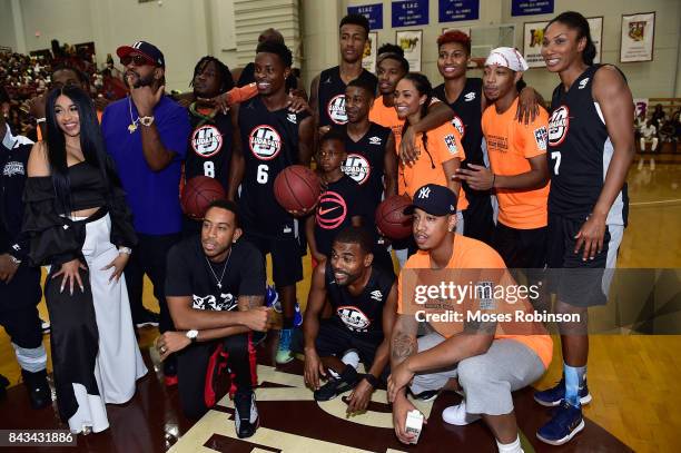 General view of 2017 LudaDay Celebrity Basketball Game at Morehouse College - Forbes Arena on September 3, 2017 in Atlanta, Georgia.