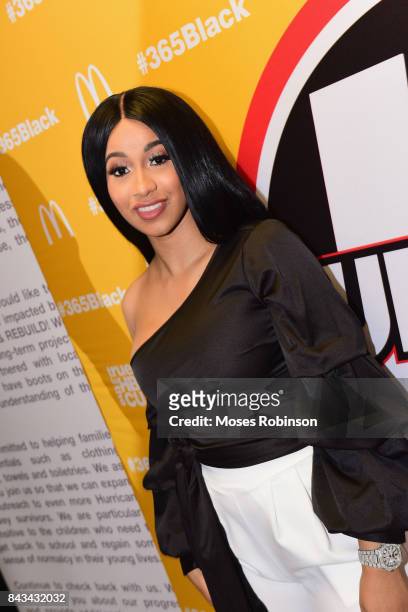Recording artist Cardi B attends 2017 LudaDay Celebrity Basketball Game at Morehouse College - Forbes Arena on September 3, 2017 in Atlanta, Georgia.