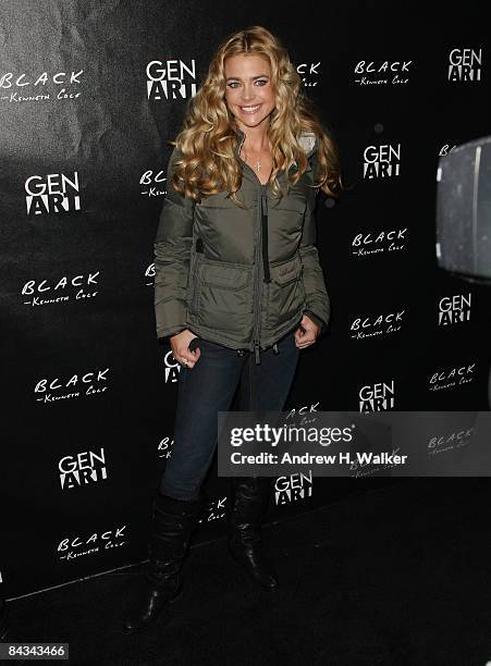 Actress Denise Richards attends the Kenneth Cole Black & Gen Art party held at Greenhouse at The Sky Lodge during the 2009 Sundance Film Festival on...