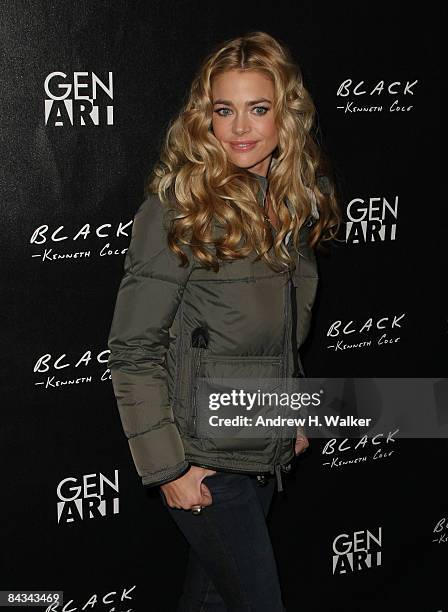 Actress Denise Richards attends the Kenneth Cole Black & Gen Art party held at Greenhouse at The Sky Lodge during the 2009 Sundance Film Festival on...