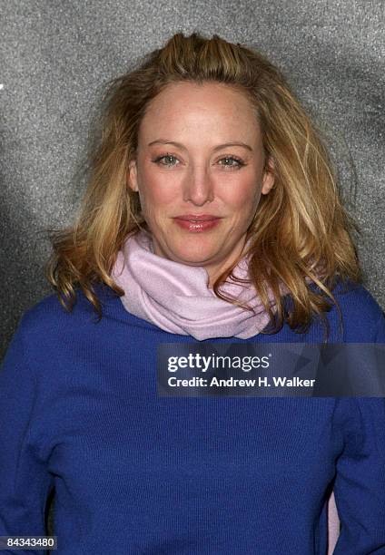 Actress Virginia Madsen attends the Kenneth Cole Black & Gen Art party held at Greenhouse at The Sky Lodge during the 2009 Sundance Film Festival on...