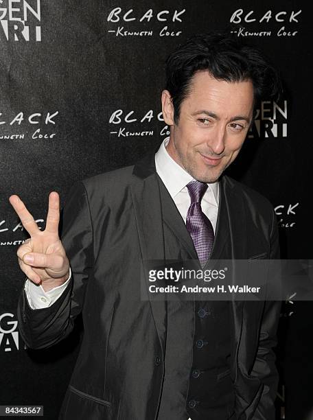 Actor Alan Cumming attends the Kenneth Cole Black & Gen Art party held at Greenhouse at The Sky Lodge during the 2009 Sundance Film Festival on...