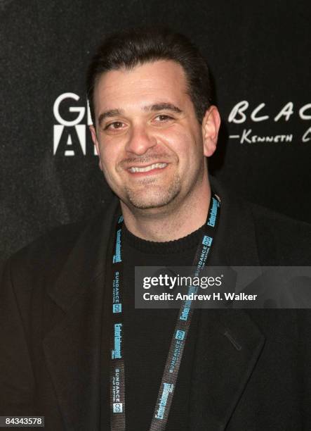 Actor Gino Caferelli attends the Kenneth Cole Black & Gen Art party held at Greenhouse at The Sky Lodge during the 2009 Sundance Film Festival on...