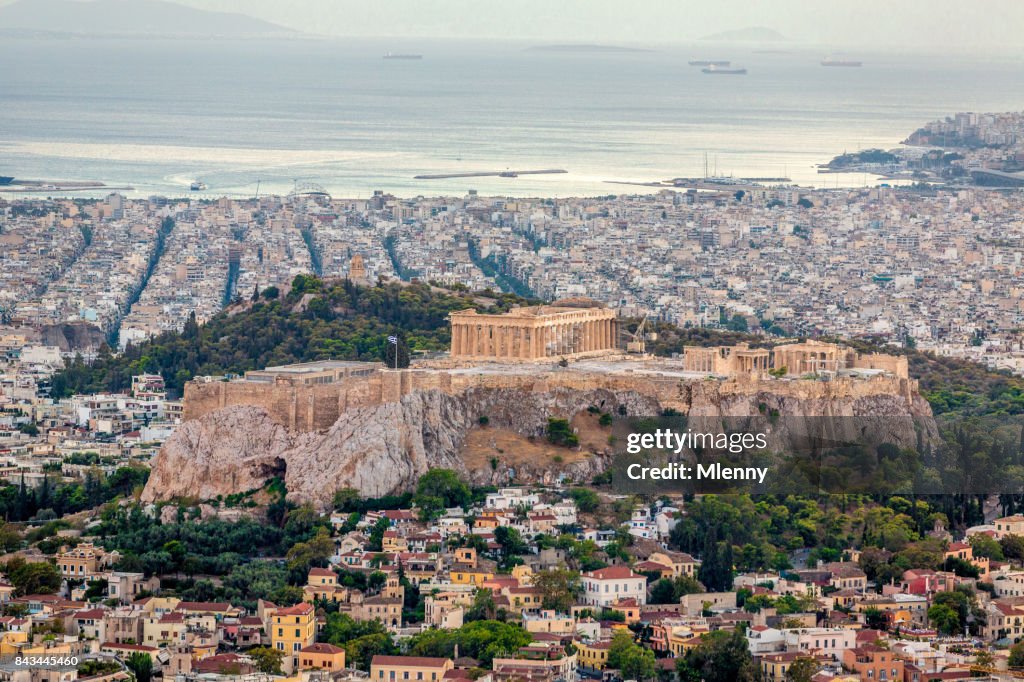 Athens Cityscape Acropolis Greece