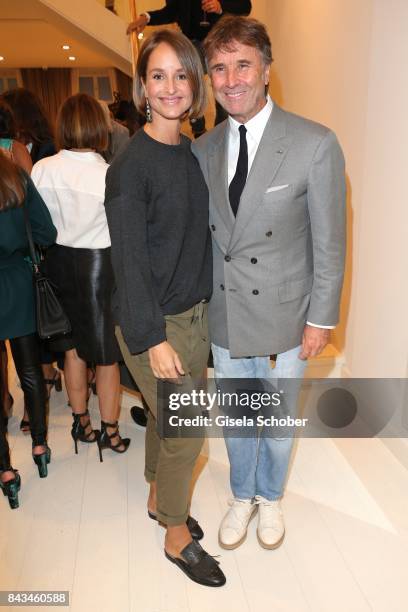 Lara Joy Koerner, Fashion designer, founder and president Brunello Cucinelli during the Brunello Cucinelli Cocktail on September 6, 2017 in Munich,...