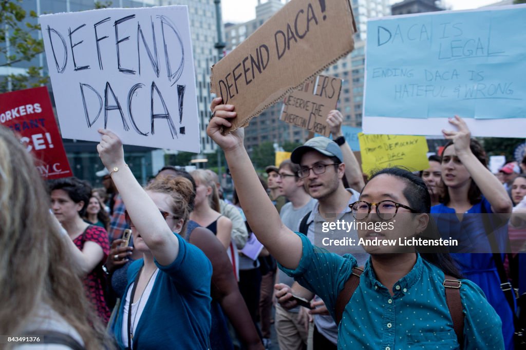 DACA Supporters Protest In New York City