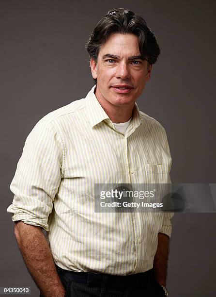 Actor Peter Gallagher of the film "Adam" poses for a portrait at the Film Lounge Media Center during the 2009 Sundance Film Festival on January 18,...