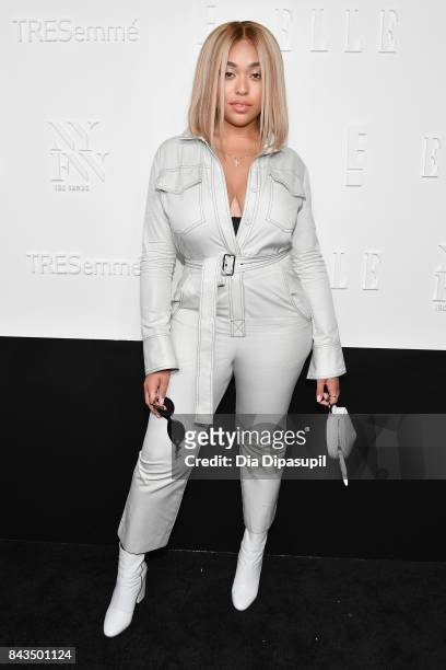 Life of Kylie star Jordyn Woods attends the NYFW Kickoff Party, A Celebration Of Personal Style, hosted by E!, ELLE & IMG and sponsored by TRESEMME,...