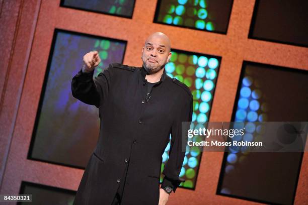 Comedian Sinbad attends the 24th annual Stellar Gospel Music awards at the Grand Ole Opry House on January 17, 2009 in Nashville, Tennessee.