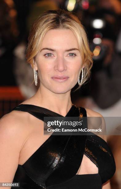 Kate Winslet attends the UK premiere of 'Revolutionary Road' at Odeon Leicester Square on January 18, 2009 in London, England.