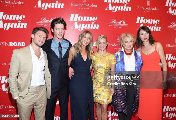 Cast members Jon Rudnitsky, Pico Alexander, Hallie Meyers-Shyer, Reese Witherspoon, Candice Bergen and Dolly Wells attend a screening of Open Road...