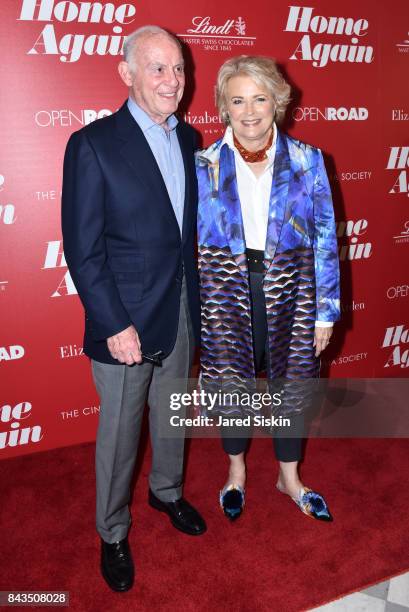 Marshall Rose and Candice Bergen attend The Cinema Society with Elizabeth Arden & Lindt Chocolate host a screening of Open Road Films' "Home Again"...