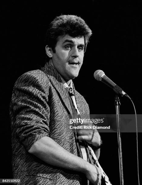 Comedian Jay Leno Performs at The Fox Theater in Atlanta Georgia April 05, 1987