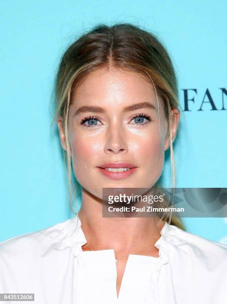 Model Doutzen Kroes attends the Tiffany & Co. Fragrance Launch at Highline Stages on September 6, 2017 in New York City.