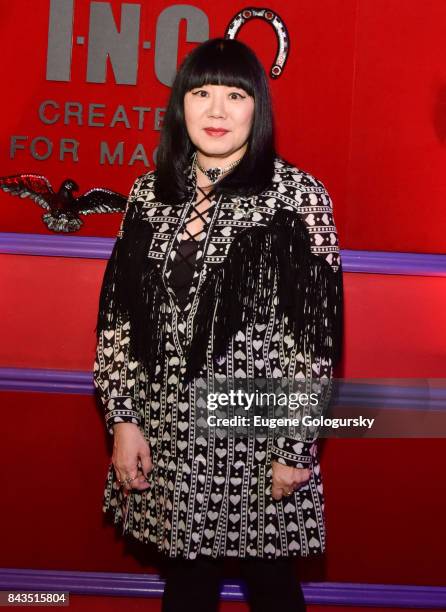 Anna Sui attends the Anna Sui x INC International Concepts Launch Party at Heath at the McKittrick Hotel on September 6, 2017 in New York City.