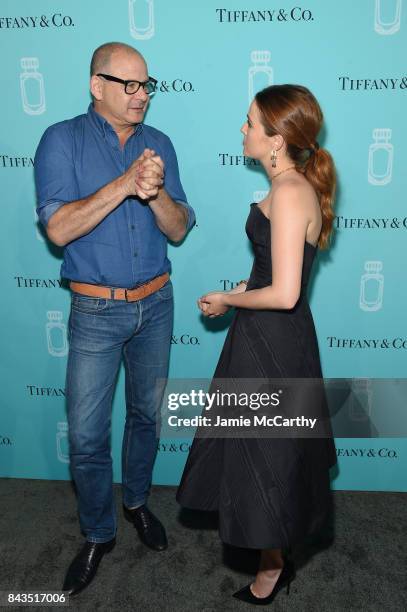 Reed Krakoff and Zoey Deutch attend the Tiffany & Co. Fragrance launch event on September 6, 2017 in New York City.