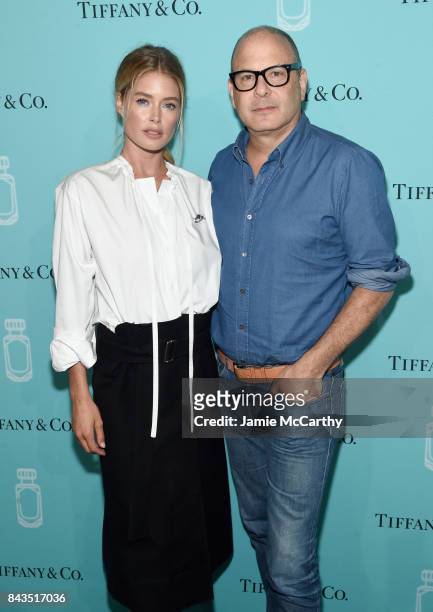 Model Doutzen Kroes and Reed Krakoff attend the Tiffany & Co. Fragrance launch event on September 6, 2017 in New York City.