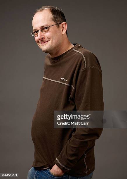 Actor Joe Garden of the film "Big Fan" poses for a portrait at the Film Lounge Media Center during the 2009 Sundance Film Festival on January 18,...