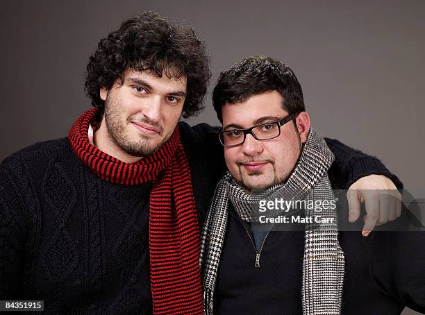 Co-producer Joshua Trank and executive producer Nick Gallo of the film "Big Fan" poses for a portrait at the Film Lounge Media Center during the 2009...