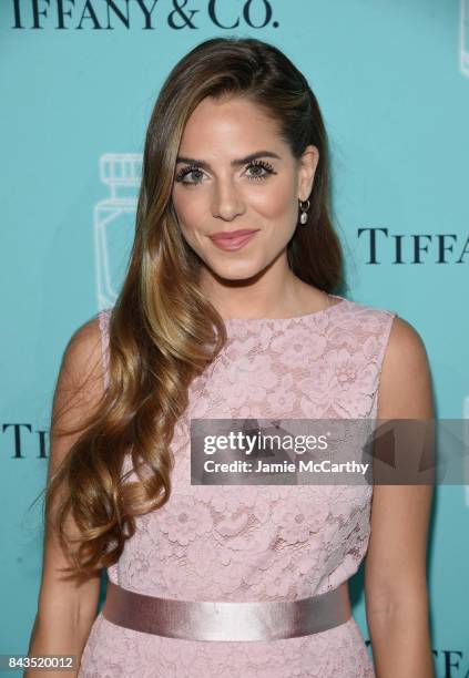 Julia Engel attends the Tiffany & Co. Fragrance launch event on September 6, 2017 in New York City.