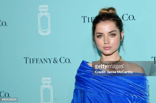 Actress Ana de Armas attends the Tiffany & Co. Fragrance launch event on September 6, 2017 in New York City.