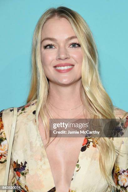 Model Lindsay Ellingson attends the Tiffany & Co. Fragrance launch event on September 6, 2017 in New York City.
