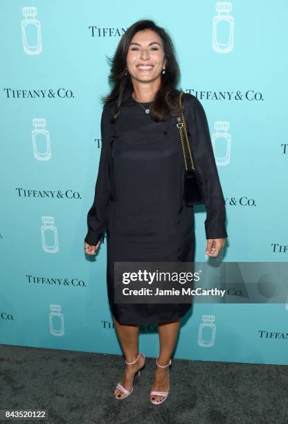 Simona Cattaneo attends the Tiffany & Co. Fragrance launch event on September 6, 2017 in New York City.