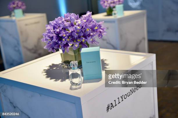 View of the venue at the Tiffany & Co. Fragrance launch event on September 6, 2017 in New York City.