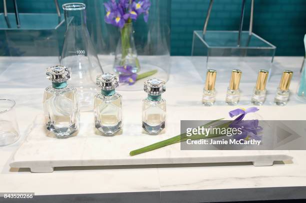View of the fragrance bar at the Tiffany & Co. Fragrance launch event on September 6, 2017 in New York City.