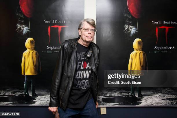 Stephen King attends a special screening of "IT" at Bangor Mall Cinemas 10 on September 6, 2017 in Bangor, Maine.