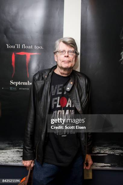 Stephen King attends a special screening of "IT" at Bangor Mall Cinemas 10 on September 6, 2017 in Bangor, Maine.