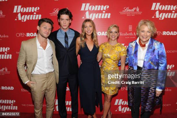 Jon Rudnitsky, Pico Alexander, Hallie Meyers Shyer, Reese Witherspoon and Candice Bergen attends a screening of Open Road Films' "Home Again" hosted...