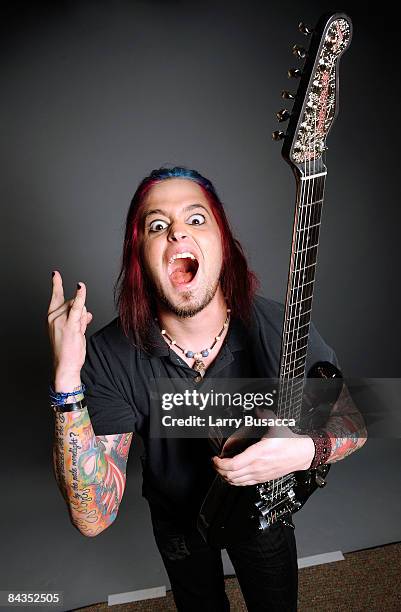 Musician Jonathan Montoya of Saliva poses at the Hollywood Life House on January 18, 2009 in Park City, Utah.