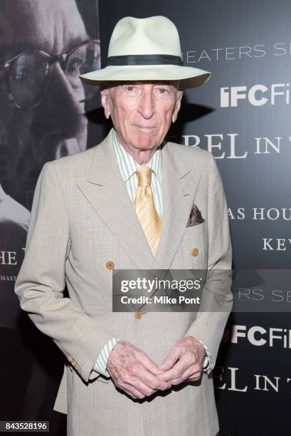 Gay Talese attends the "Rebel in the Rye" New York Premiere at Metrograph on September 6, 2017 in New York City.