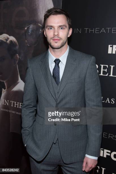 Nicholas Hoult attends the "Rebel in the Rye" New York Premiere at Metrograph on September 6, 2017 in New York City.