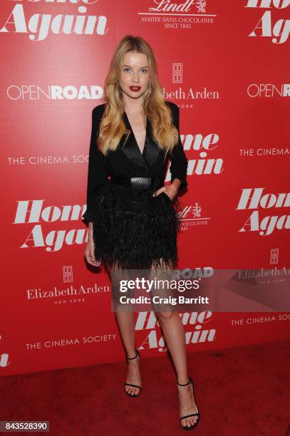 Louisa Warwick attends a screening of Open Road Films' "Home Again" hosted by The Cinema Society & Lindt Chocolate on September 6, 2017 in New York...