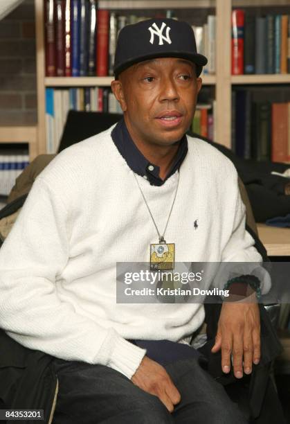 Music producer Russell Simmons attends the screening of "Good Hair" held at the Temple Theatre during the 2009 Sundance Film Festival on January 18,...