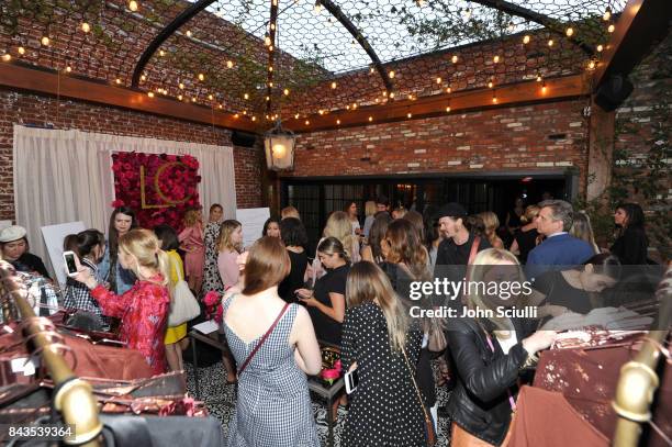 Guests attend Lauren Conrad and Kohl's third runway collection Girls' Night Out party at Beauty & Essex on September 6, 2017 in Los Angeles,...