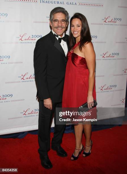 Personality Geraldo Rivera and Erica Levy attend the Latino inaugural gala, "Celebrando El Cambio - Renewing America's Promise," at Union Station on...