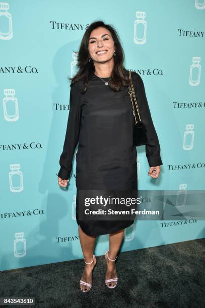 Simona Cattaneo attends the Tiffany & Co. Fragrance launch event on September 6, 2017 in New York City.