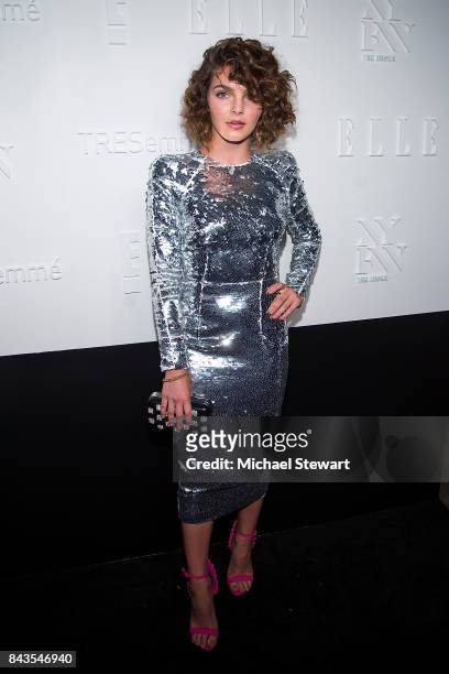 Actress Camren Bicondova attends ELLE, E! & IMG host A Celebration of Personal Style NYFW Kickoff Party on September 6, 2017 in New York City.