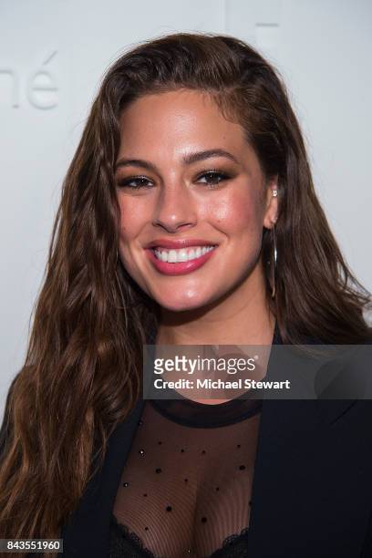 Model Ashley Graham attends ELLE, E! & IMG host A Celebration of Personal Style NYFW Kickoff Party on September 6, 2017 in New York City.