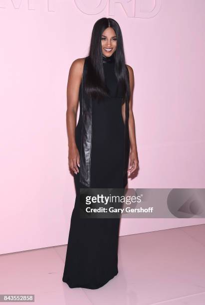 Singer Ciara attends the Tom Ford fashion show during New York Fashion Week on September 6, 2017 in New York City.