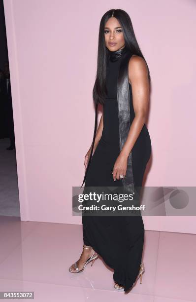 Singer Ciara attends the Tom Ford fashion show during New York Fashion Week on September 6, 2017 in New York City.