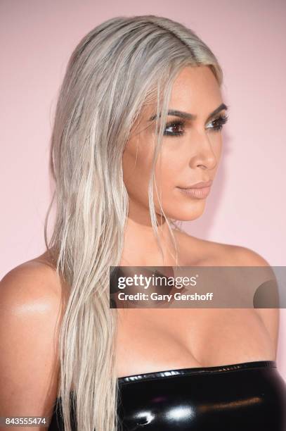 Kim Kardashian attends the Tom Ford fashion show during New York Fashion Week on September 6, 2017 in New York City.