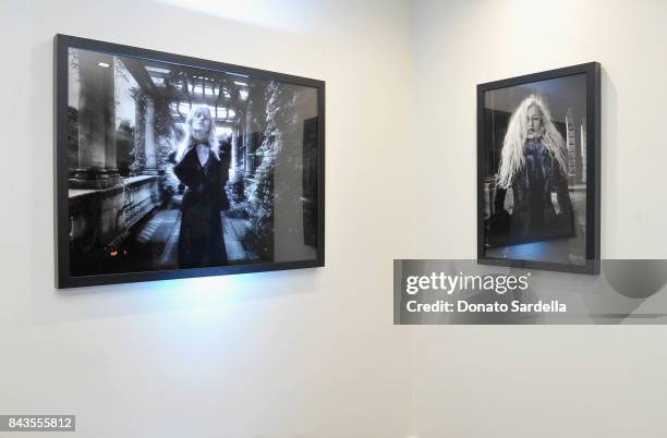 View of the atmosphere at the private opening of Sascha von Bismarck debut photography collection, PERFUME, at Eric Buterbaugh Gallery on September...