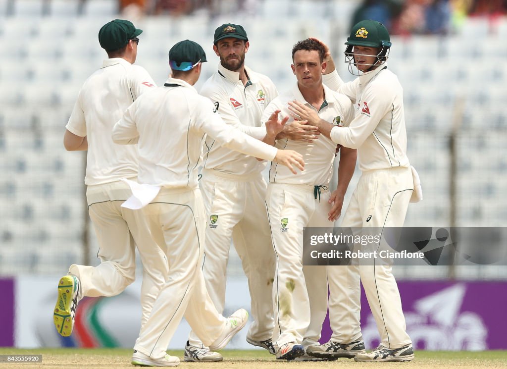 Bangladesh v Australia - 2nd Test: Day 4