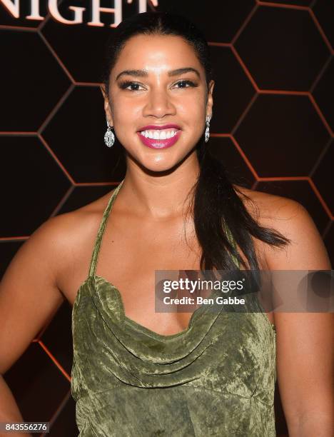 Hannah Bronfman attends the Bulgari launch of new fragrance "Goldea, The Roman Night" on September 6, 2017 in the Brooklyn borough of New York City.