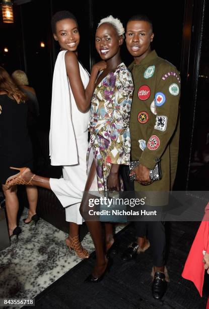 Maria Borges attends the Bulgari launch of new fragrance "Goldea, The Roman Night" on September 6, 2017 in the Brooklyn borough of New York City.