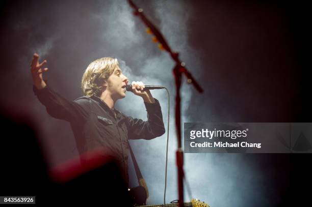 Catfich and the Bottlemen's Van McCann performs at The Amphitheater at the Wharf on September 6, 2017 in Orange Beach, Alabama.